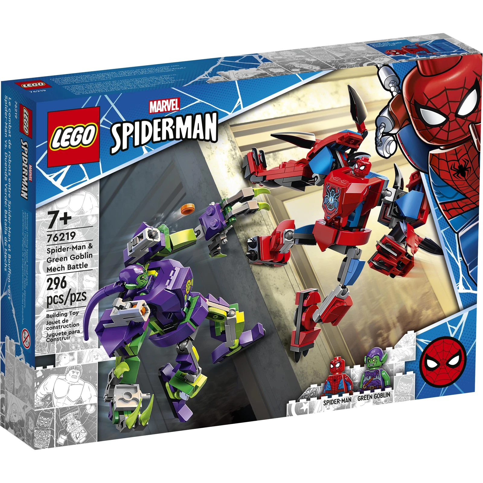 LEGO® Spider-Man Spider-Man & Green Goblin Mech Battle 76219 (1/8) LEGO® Spider-Man Spider-Man & Green Goblin Mech Battle 76219 (1/8)