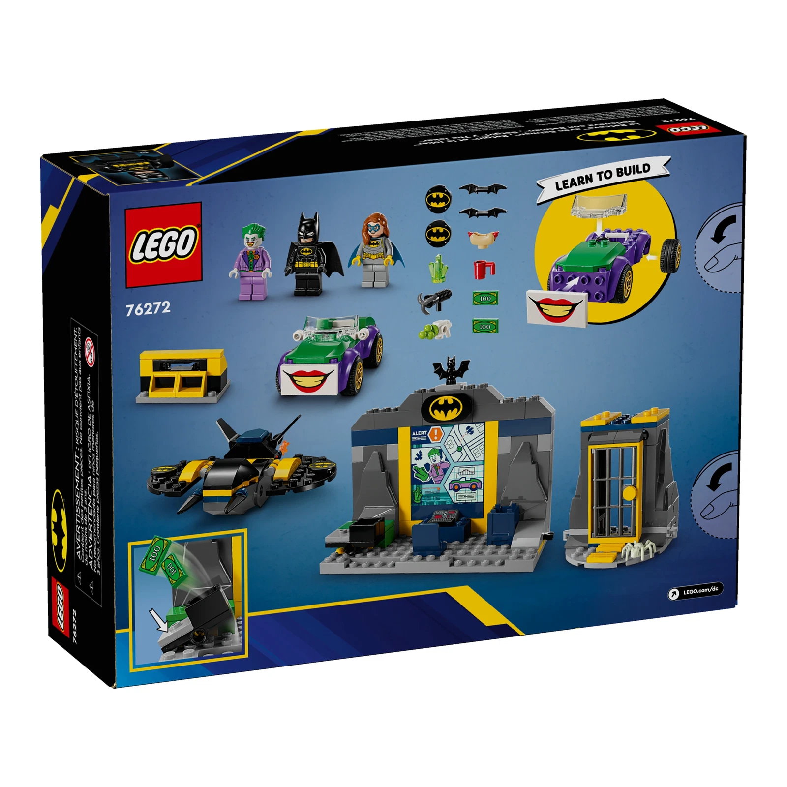 LEGO® The Batcave with Batman, Batgirl and The Joker 76272