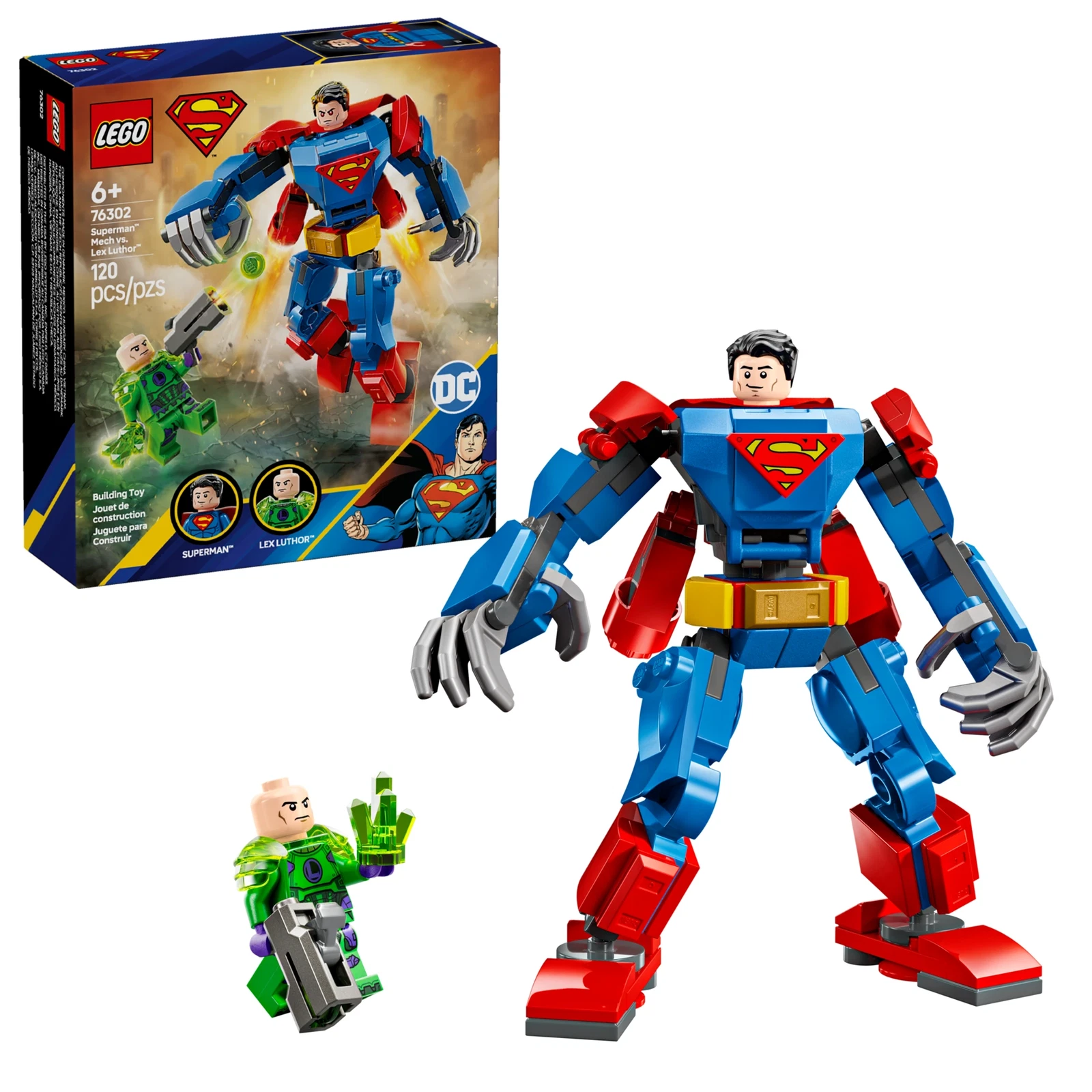 LEGO® DC Comics Super Heroes Superman Mech vs. Lex Luthor 76302 (1/9) LEGO® DC Comics Super Heroes Superman Mech vs. Lex Luthor 76302 (1/9)