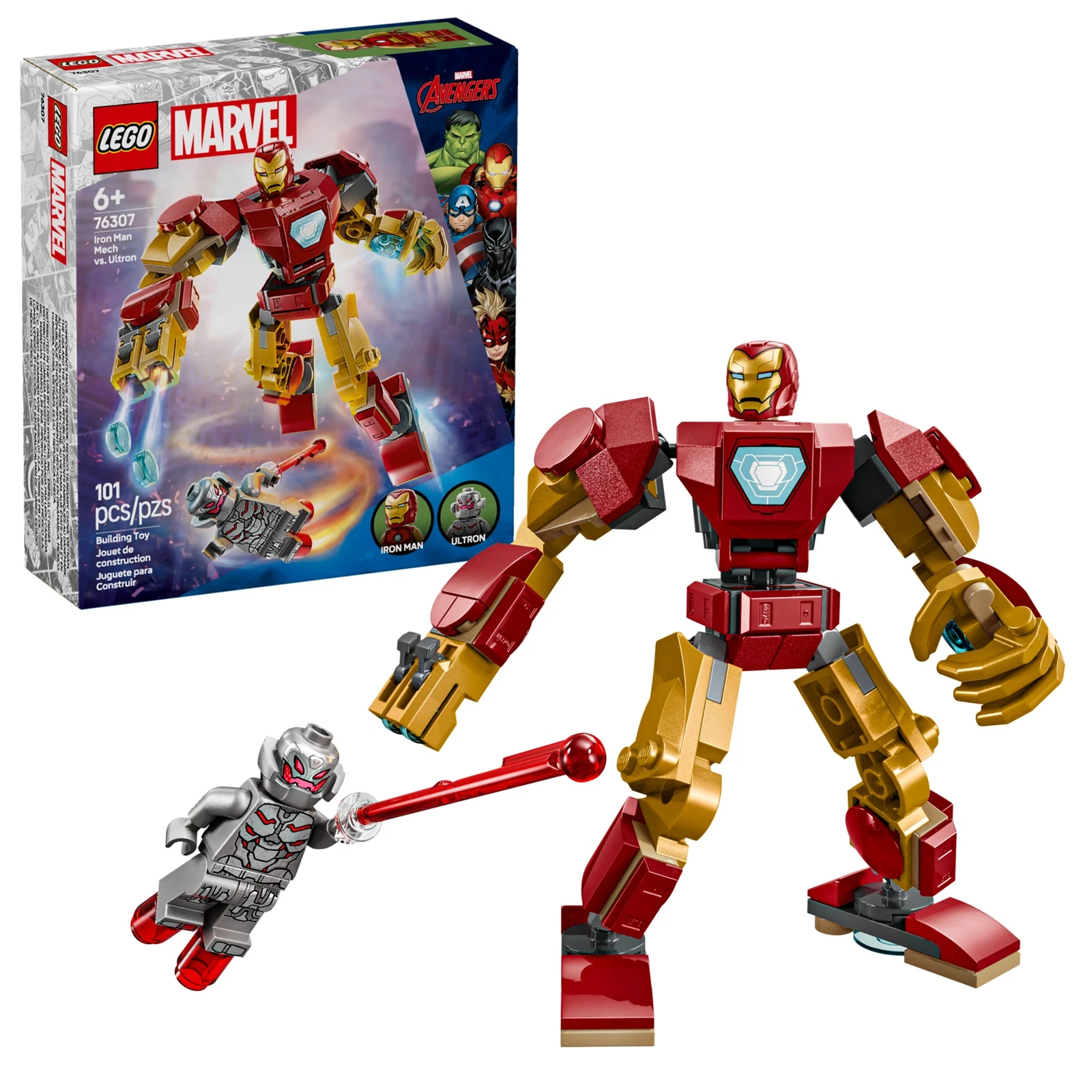 LEGO® Marvel Super Heroes Iron Man Mech vs. Ultron 76307 (1/8) LEGO® Marvel Super Heroes Iron Man Mech vs. Ultron 76307 (1/8)