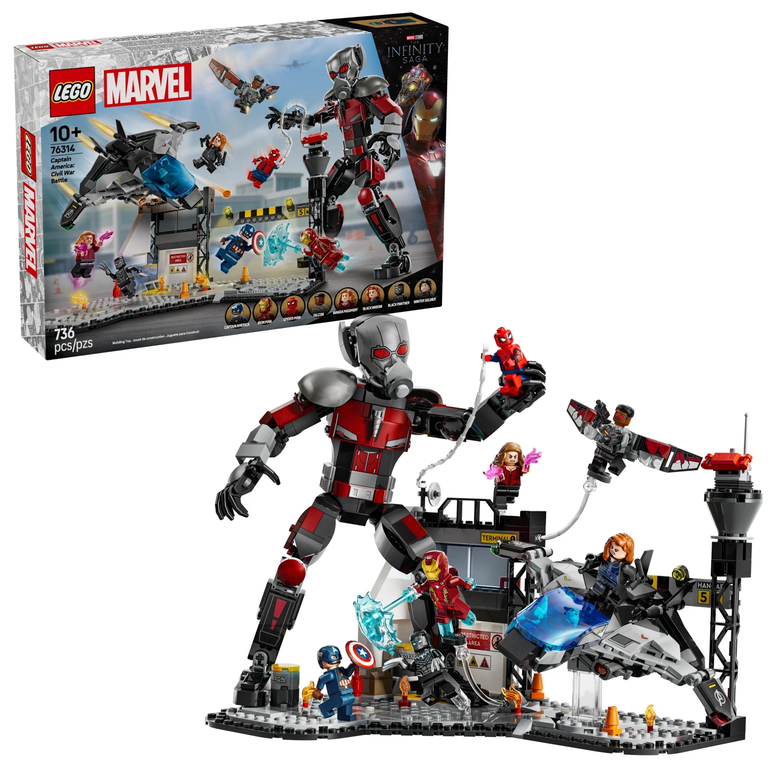 スターウォーズ　ソフビ LEGO® Captain America: Civil War Action Battle 76314 | 🇺🇸 Price
