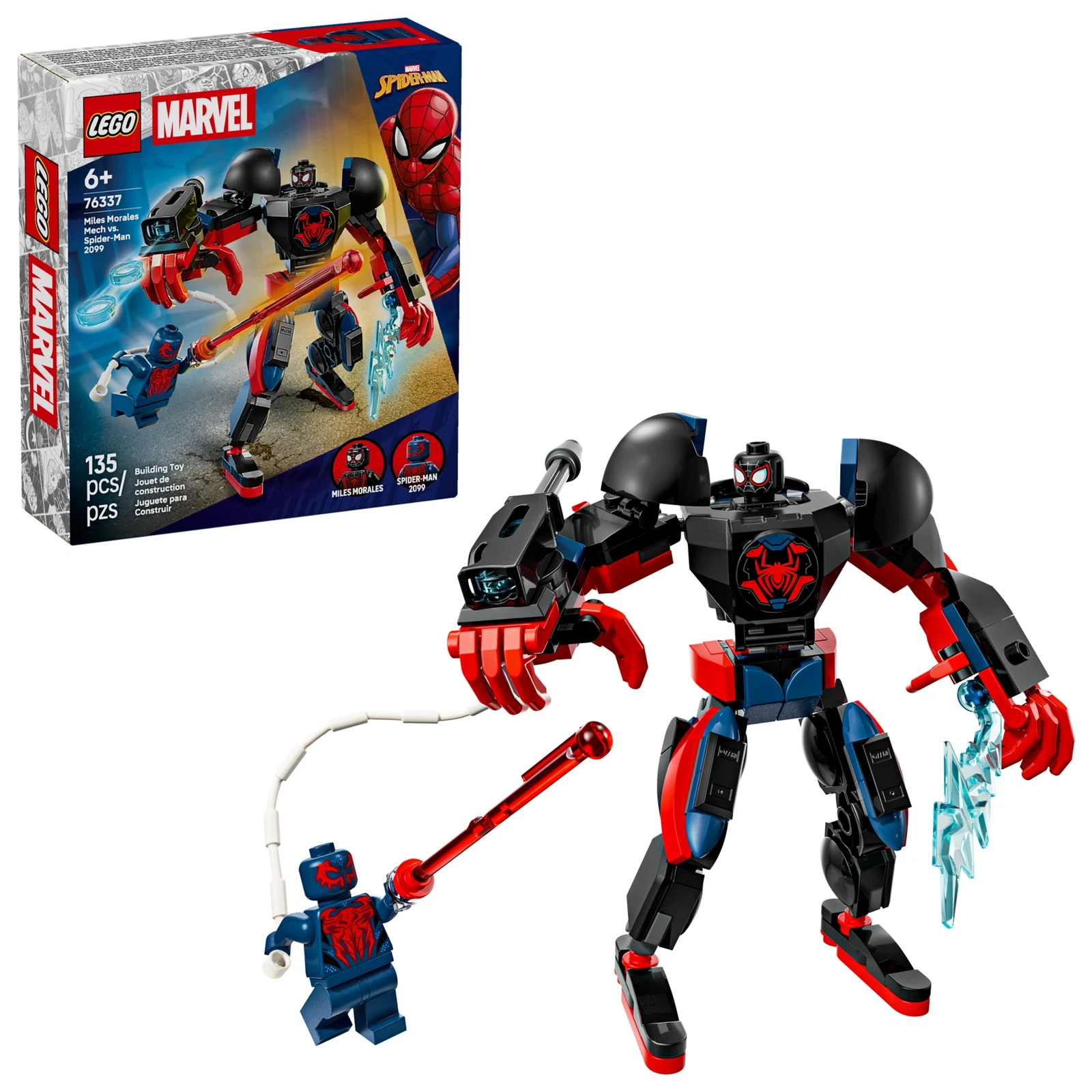 LEGO® Marvel Super Heroes Miles Morales Mech vs. Spider-Man 2099 76337 (1/10) LEGO® Marvel Super Heroes Miles Morales Mech vs. Spider-Man 2099 76337 (1/10)