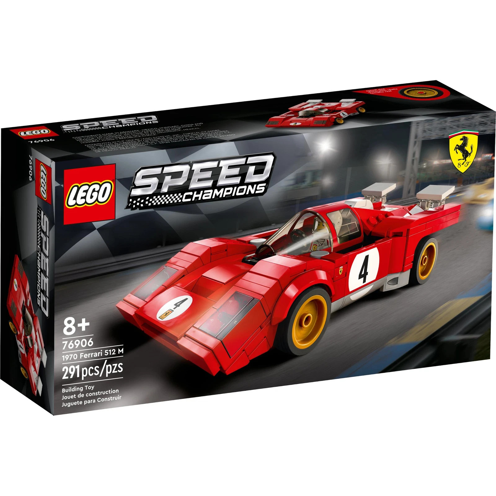 LEGO® Speed Champions 1970 Ferrari 512 M 76906 (1/6) LEGO® Speed Champions 1970 Ferrari 512 M 76906 (1/6)
