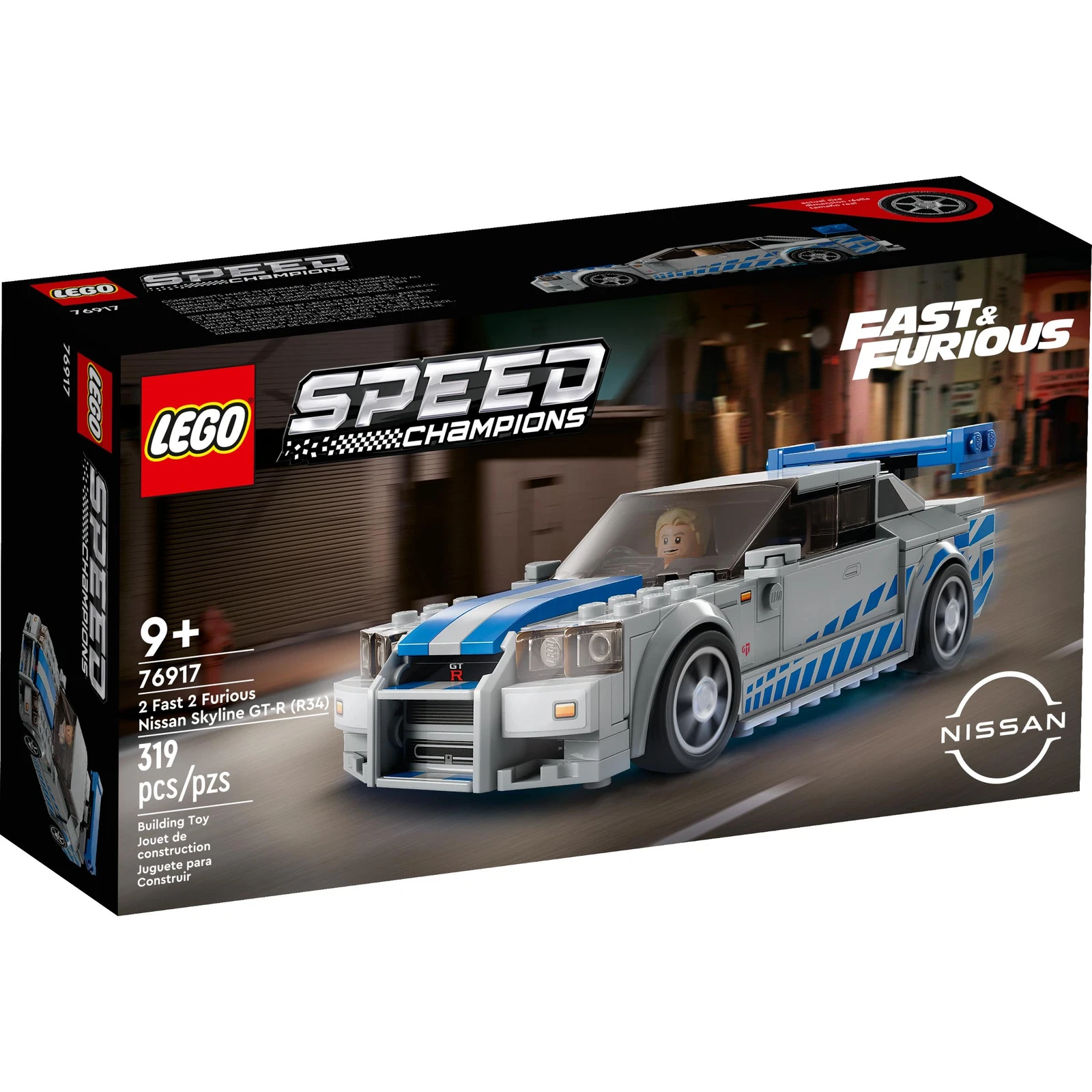 LEGO® 2 Fast 2 Furious Nissan Skyline GT-R (R34) 76917