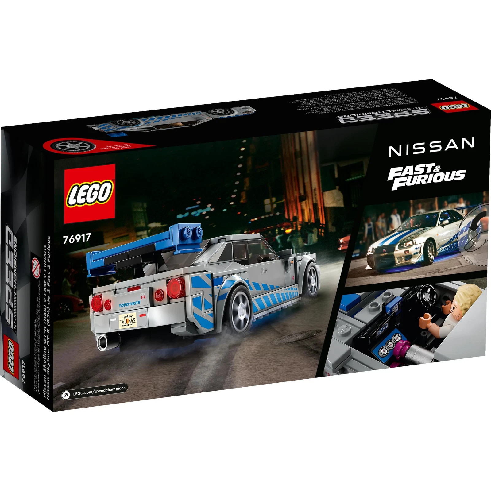 LEGO® 2 Fast 2 Furious Nissan Skyline GT-R (R34) 76917
