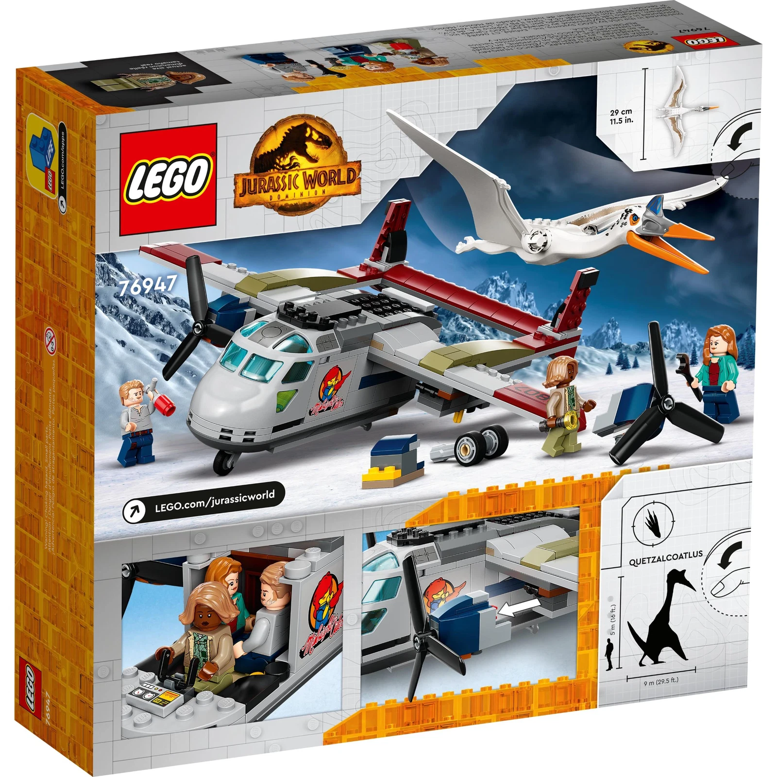 LEGO® 76947 Quetzalcoatlus Plane Ambush – market value $60.71