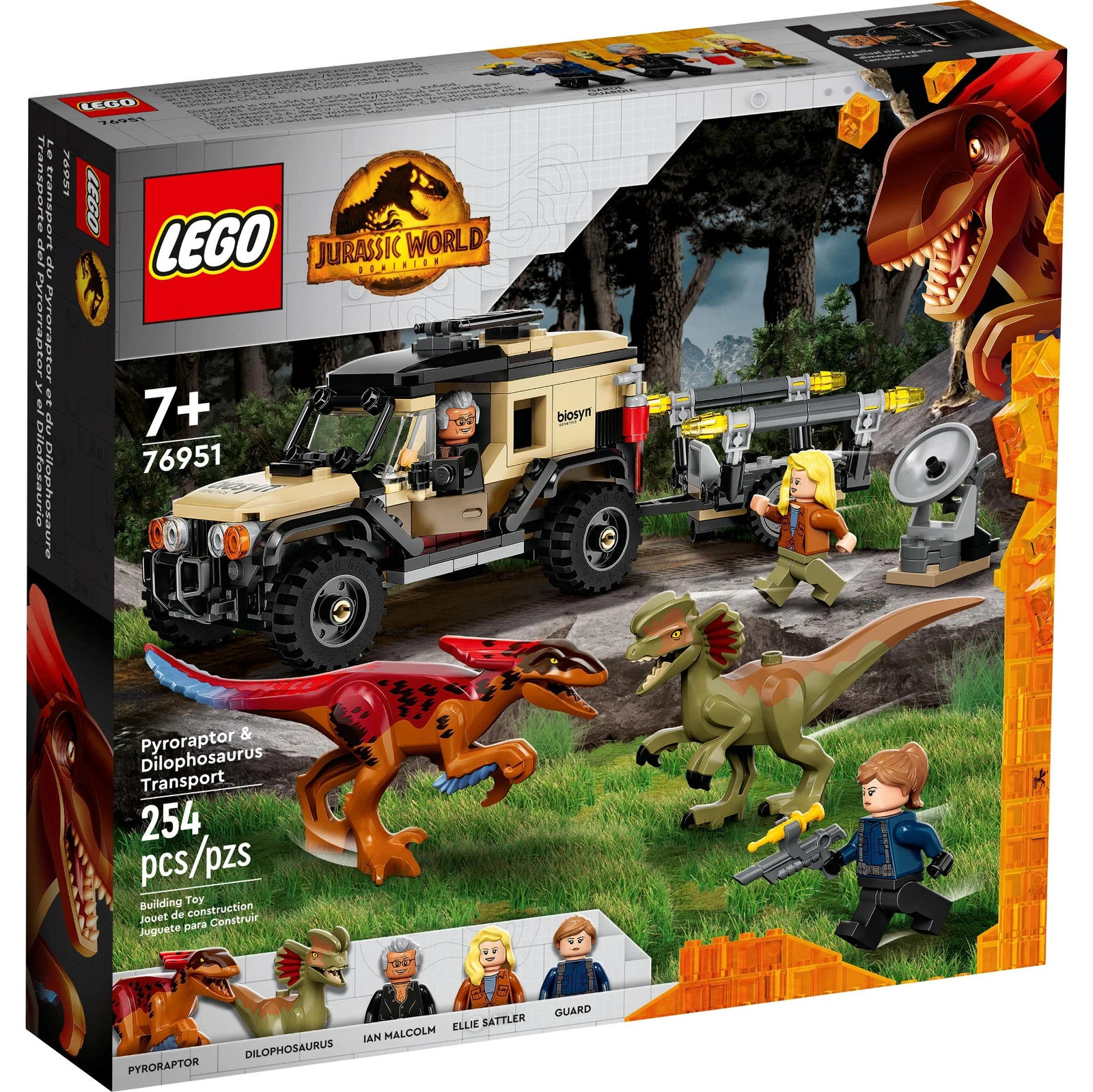 Lego Jurassic World Dilophosaurus Attack LEGO® Pyroraptor