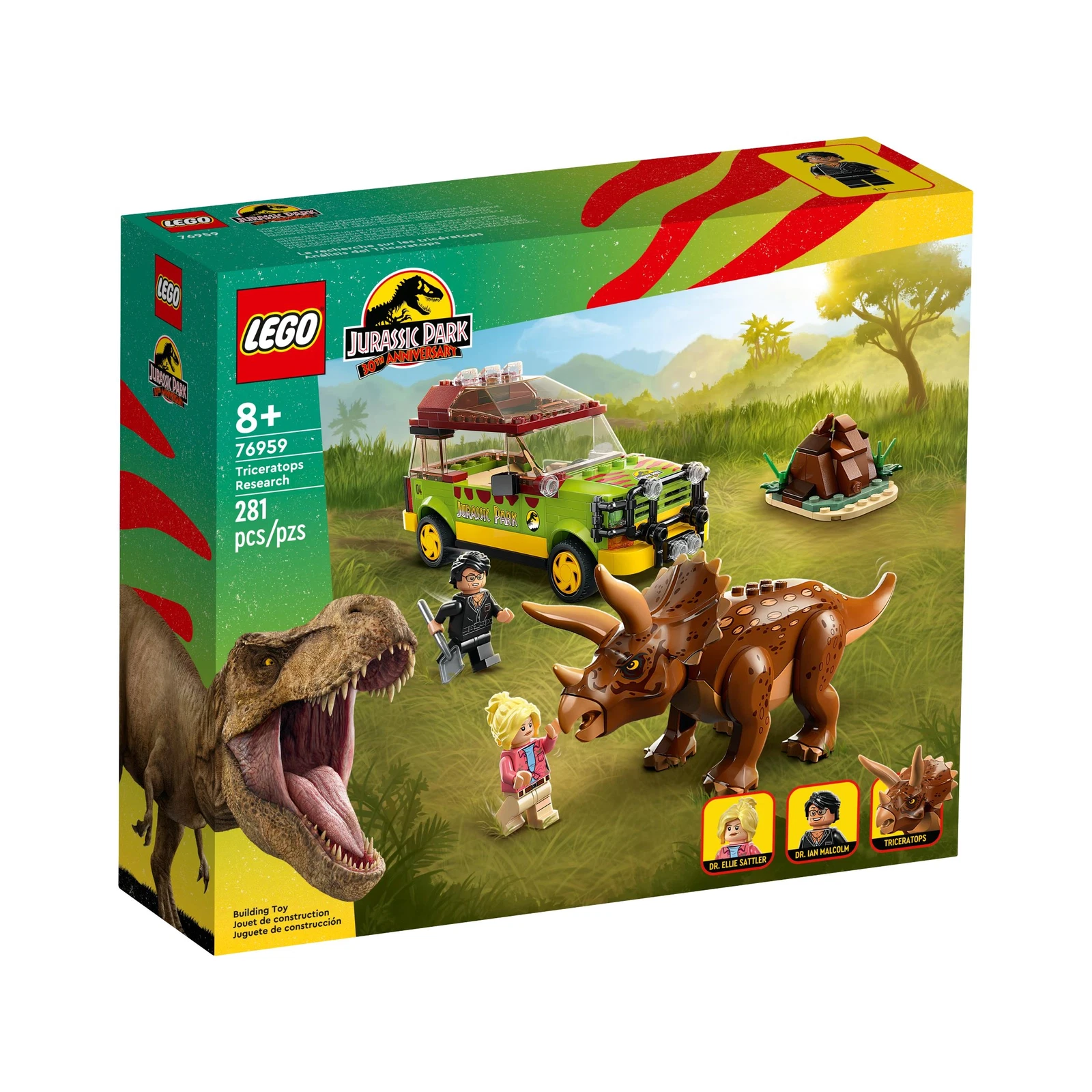 LEGO® Jurassic World™ Triceraptops onderzoek 76959 (1/8) LEGO® Jurassic World™ Triceraptops onderzoek 76959 (1/8)