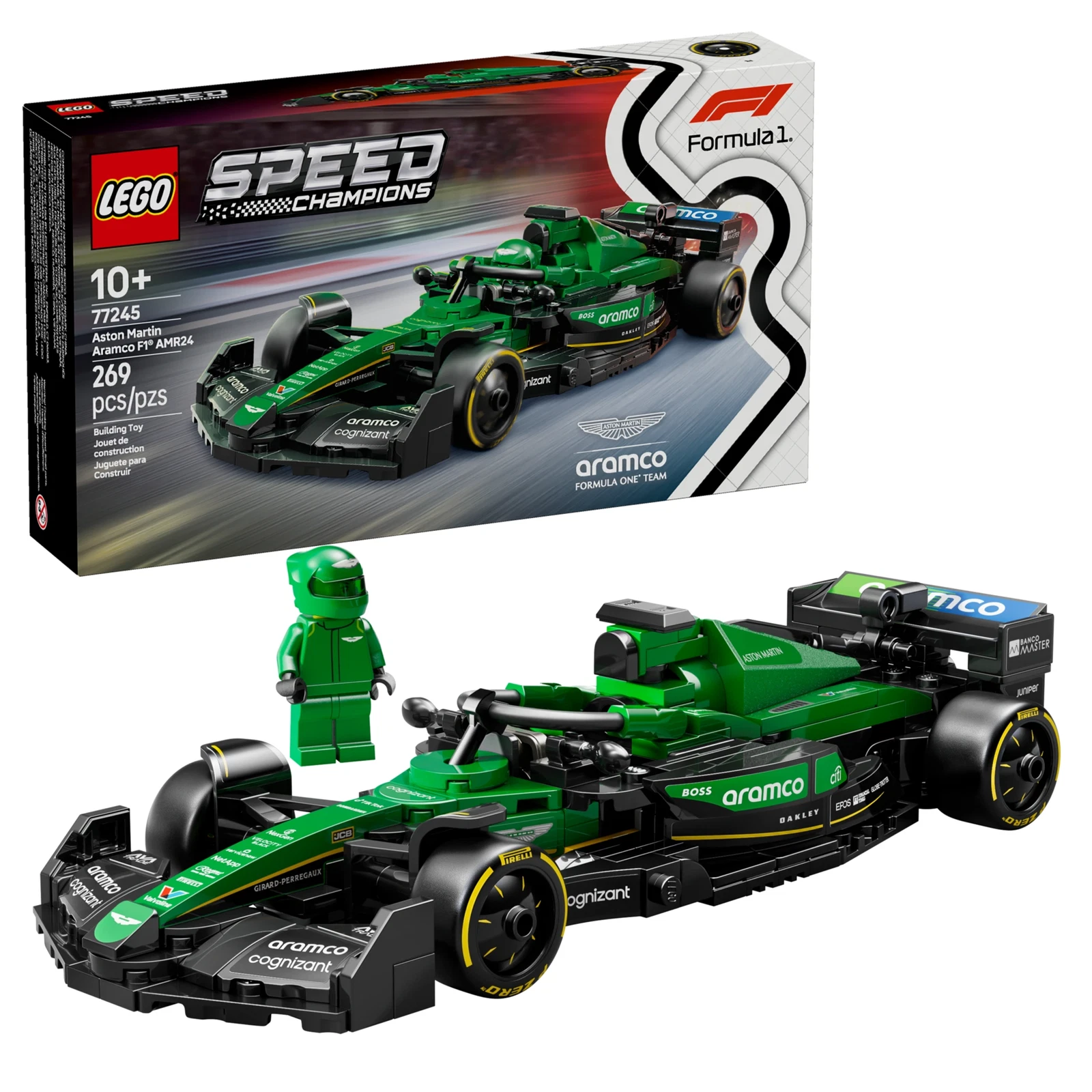 LEGO® Speed Champions Aston Martin Aramco F1 AMR24 Race Car 77245 (1/3) LEGO® Speed Champions Aston Martin Aramco F1 AMR24 Race Car 77245 (1/3)