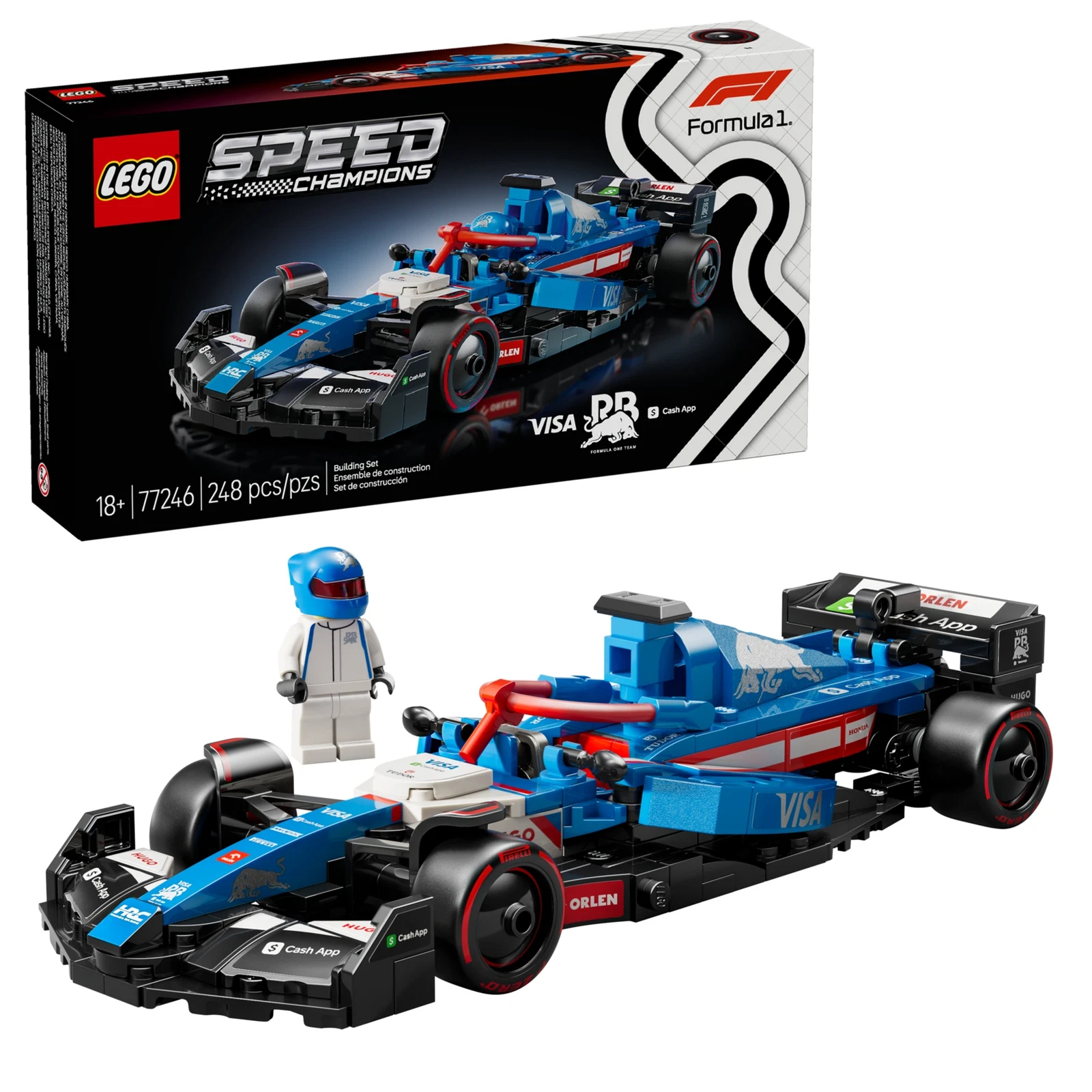 LEGO® Speed Champions Visa Cash App RB VCARB 01 F1 Rennauto 77246 (1/3) LEGO® Speed Champions Visa Cash App RB VCARB 01 F1 Rennauto 77246 (1/3)
