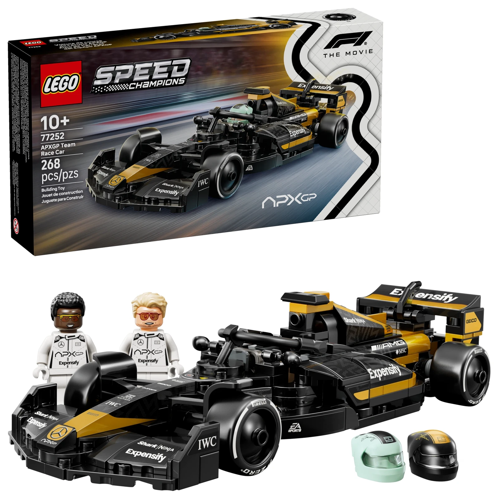 LEGO® Speed Champions Voiture de course de l'écurie APXGP tirée du film F1 77252 (1/12) LEGO® Speed Champions Voiture de course de l'écurie APXGP tirée du film F1 77252 (1/12)