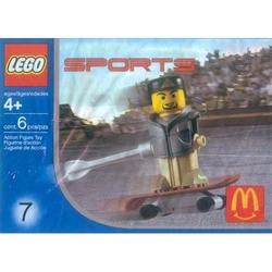 Skateboarder, Grey Vest 7921