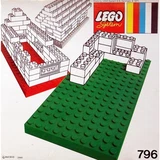 LEGO® Universal Building Set 2 Large Baseplates, Green/Yellow 796 (1/1) LEGO® Universal Building Set 2 Large Baseplates, Green/Yellow 796 (1/1)