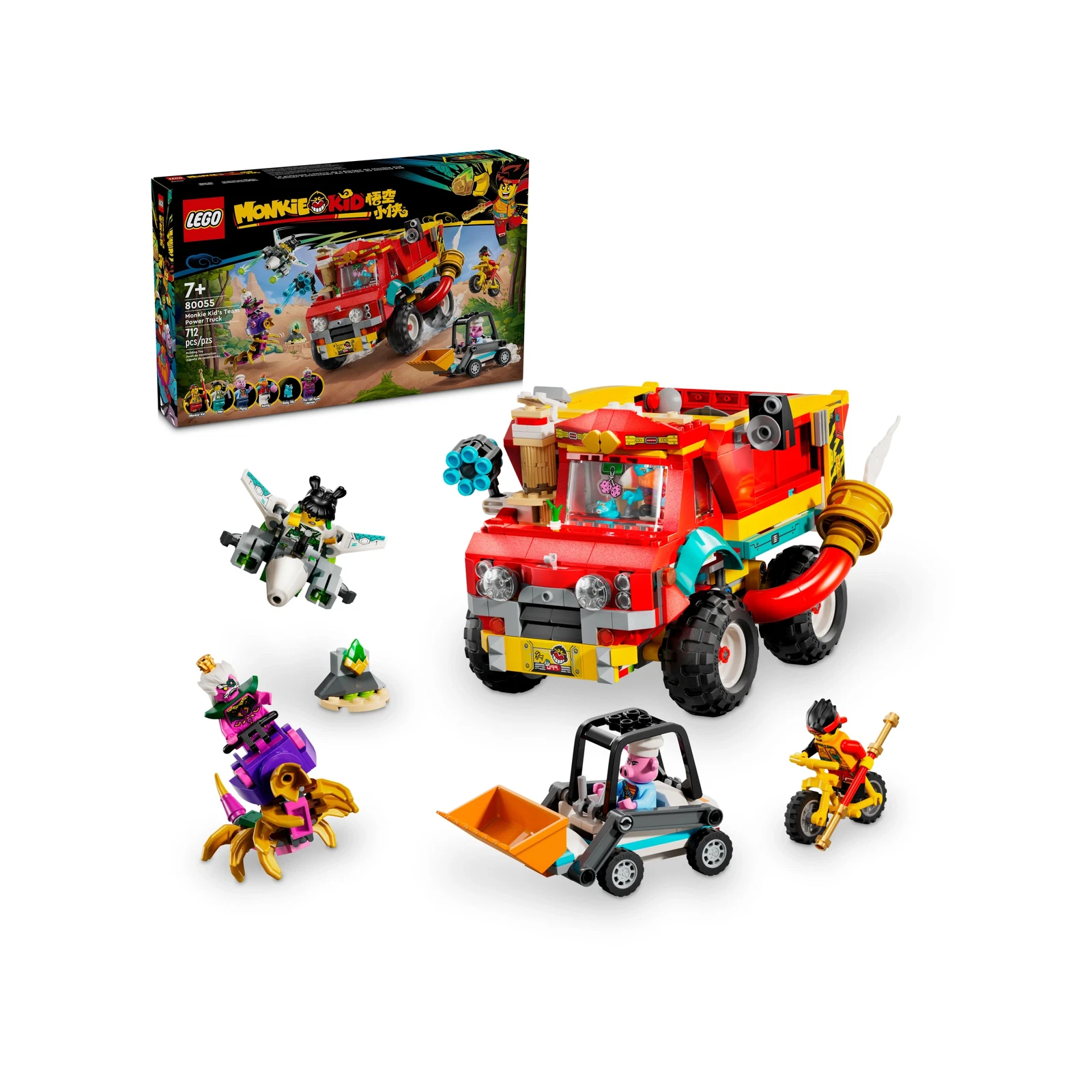 LEGO® Monkie Kid Monkie Kid's Team Power Truck 80055 (1/10) LEGO® Monkie Kid Monkie Kid's Team Power Truck 80055 (1/10)