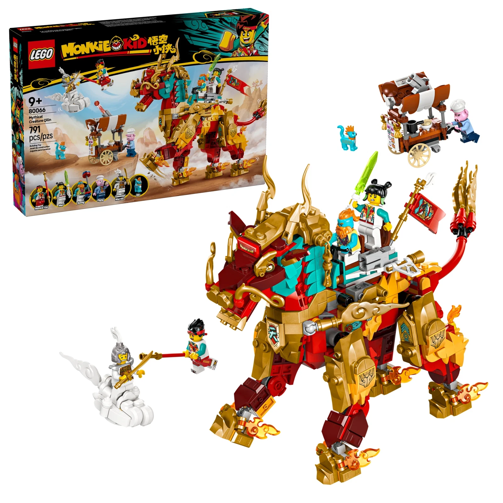 LEGO® Monkie Kid La créature mythique Qilin 80066 (1/11) LEGO® Monkie Kid La créature mythique Qilin 80066 (1/11)