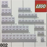 LEGO® Basic Extra Bricks White 802 (1/1) LEGO® Basic Extra Bricks White 802 (1/1)