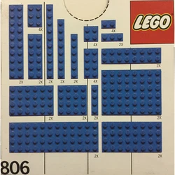 Extra Plates Blue 806