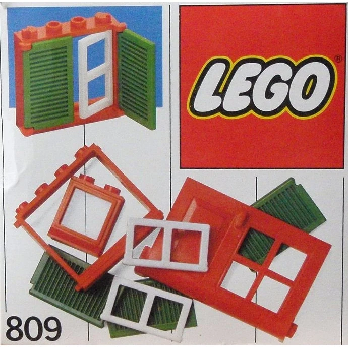 LEGO® Basic Doors and Windows 809 (1/1) LEGO® Basic Doors and Windows 809 (1/1)