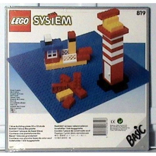 LEGO® Basic Blue baseplate 819 (1/1) LEGO® Basic Blue baseplate 819 (1/1)