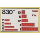 LEGO® Basic Red Bricks Parts Pack 830 (1/1)