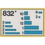 LEGO® Basic Blue Bricks Parts Pack 832 (1/1)