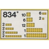 LEGO® Basic Yellow Bricks Parts Pack 834 (1/1) LEGO® Basic Yellow Bricks Parts Pack 834 (1/1)