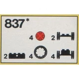 LEGO® Basic Wheels and Tyres Parts Pack 837 (1/1)