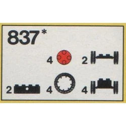 Wheels and Tyres Parts Pack 837