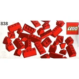 LEGO® Basic Red Roof Bricks Parts Pack, 45° 838 (1/1)