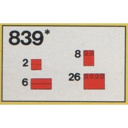Red Roof Bricks Parts Pack, 33° 839