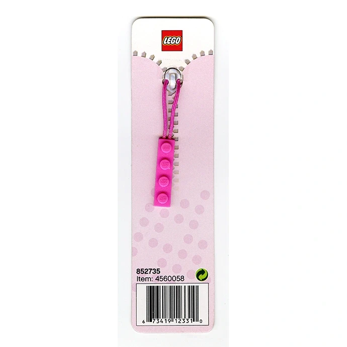 LEGO® Gear Zipper Puller (Pink) 852735 (1/1) LEGO® Gear Zipper Puller (Pink) 852735 (1/1)