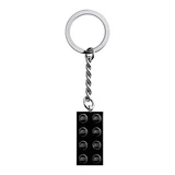 LEGO® Gear 2x4 Black Metal Keyring 853992 (2/2)