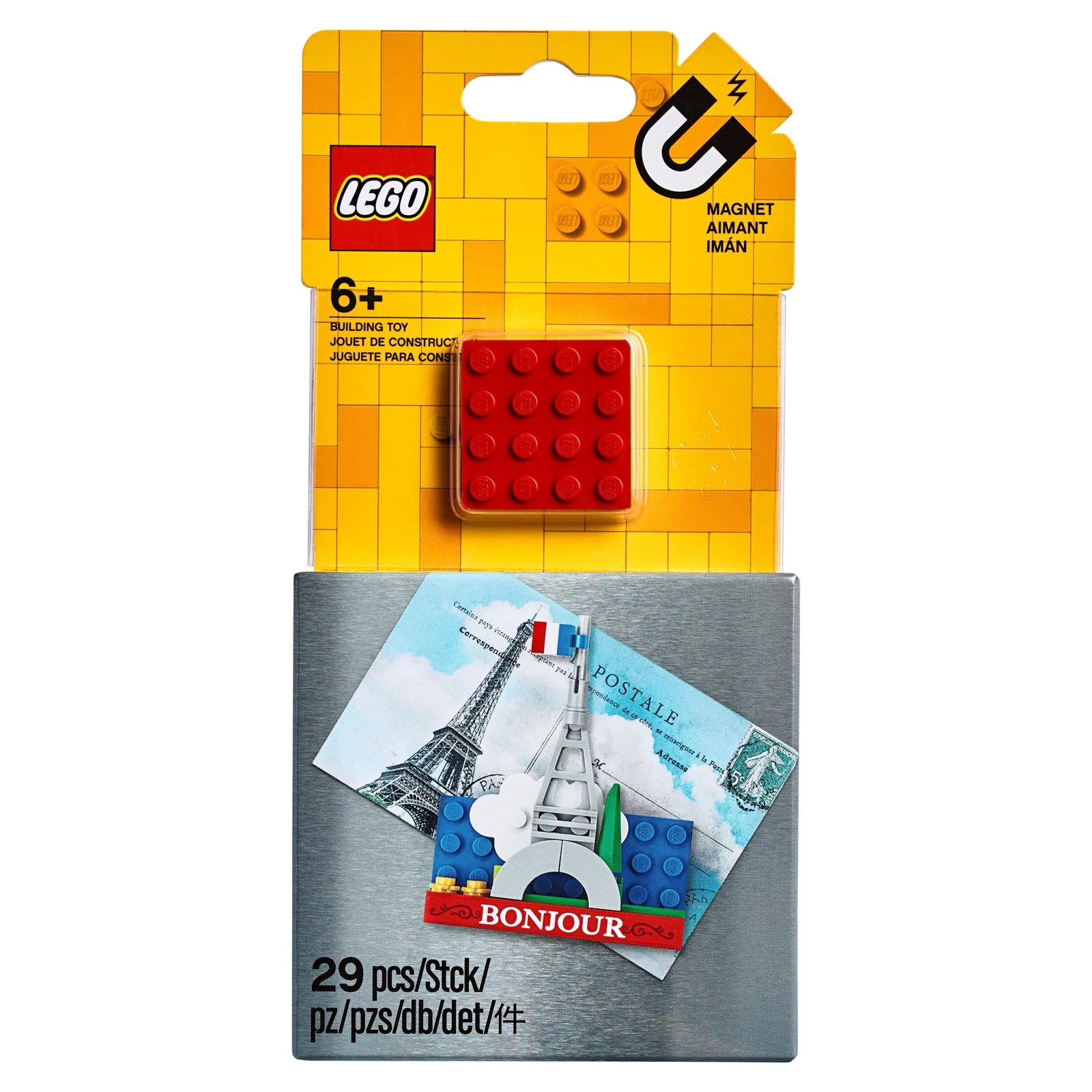 LEGO® Gear Eiffeltoren bouwbare magneet 854011 (1/2) LEGO® Gear Eiffeltoren bouwbare magneet 854011 (1/2)