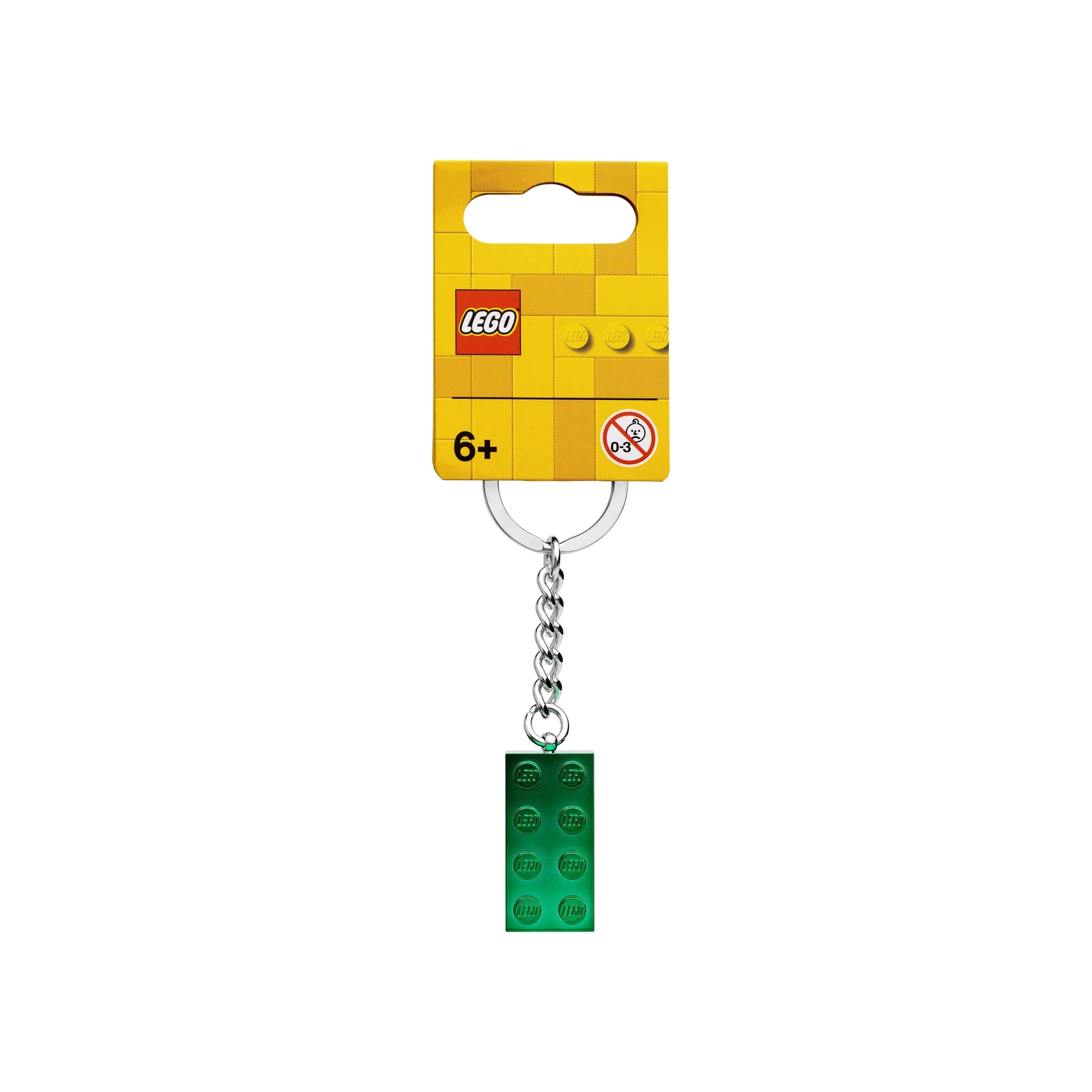 LEGO® Gear 2x4 groene metallic sleutelhanger 854083 (1/2) LEGO® Gear 2x4 groene metallic sleutelhanger 854083 (1/2)