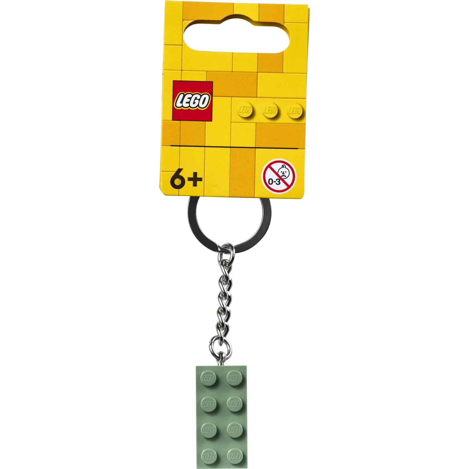 LEGO® Sonstiges Schlüsselanhänger mit sandgrünem 2x4 Stein 854159 (1/2) LEGO® Sonstiges Schlüsselanhänger mit sandgrünem 2x4 Stein 854159 (1/2)