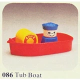 LEGO® PreSchool Tub Boat 86 (1/1) LEGO® PreSchool Tub Boat 86 (1/1)
