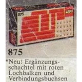 LEGO® Technic Red Beams with Connector Pegs 875 (1/1)