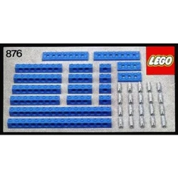 Blue Beams with Connector Pegs 876
