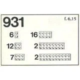 LEGO® Basic White Bricks 931 (1/1)