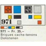LEGO® System 52 flat tile bricks 971 (1/1)