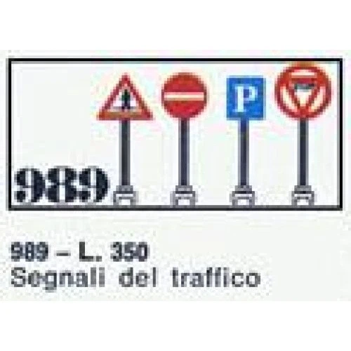 LEGO® System 10 Traffic Signs 989 (1/1) LEGO® System 10 Traffic Signs 989 (1/1)