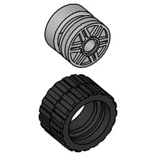 LEGO® Education Small Wide Tire & Hub 991331 (1/1) LEGO® Education Small Wide Tire & Hub 991331 (1/1)