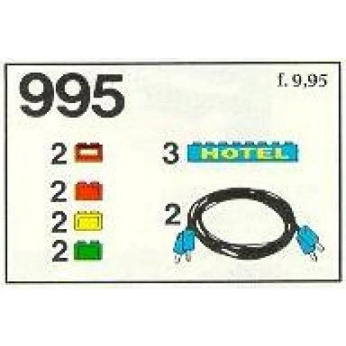 LEGO® System Lighting Bricks with Color Filters 995 (1/1) LEGO® System Lighting Bricks with Color Filters 995 (1/1)